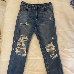 American eagle ripped skinny jeans